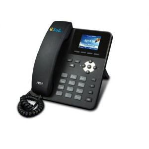 Esol -  TVOIP-BUSINESS - Telefon VOIP Business LCD 2.4" Color PoE HD hands-free speaker 2 Linii SIP