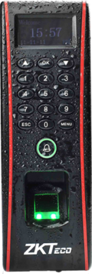 Unitate de control acces şi pontaj de exterior cu amprentă digitală, model TF1700
