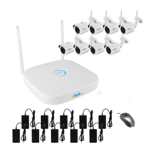 WIFI-2MP8/30 KIT - Kit supraveghere video Wireless - NVR + 8 camere de 2 Mp